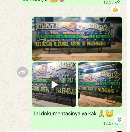 Pengiriman Papan Bunga Duka Karet