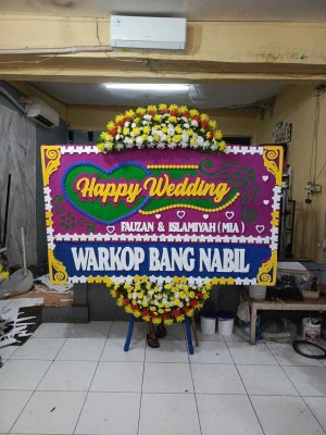 Papan Bunga di Karet