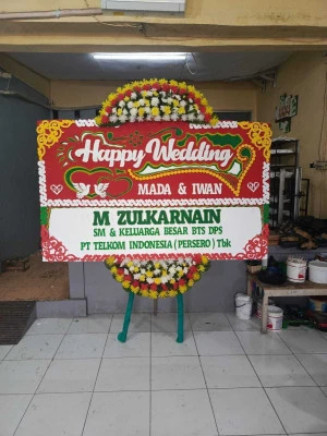 Papan Bunga di Karet