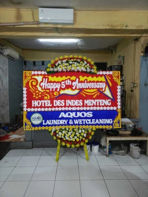 Papan Bunga di Karet