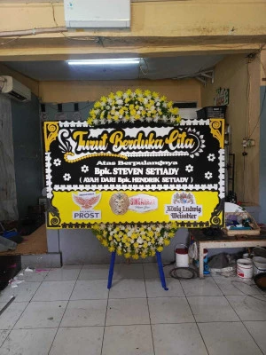 Papan Bunga di Karet