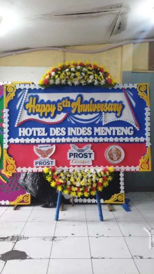 Papan Bunga di Karet