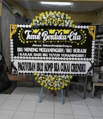 Papan Bunga di Karet