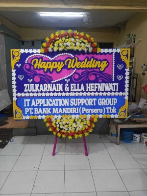 Papan Bunga di Karet